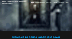 Desktop Screenshot of genoalodge433.com